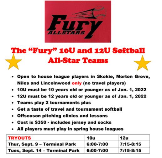 Fury tryouts